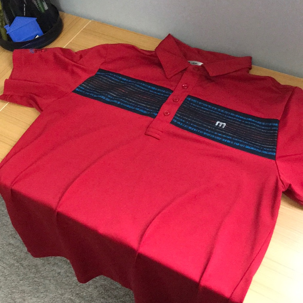 Tecate Light Red Golf Polo Size M